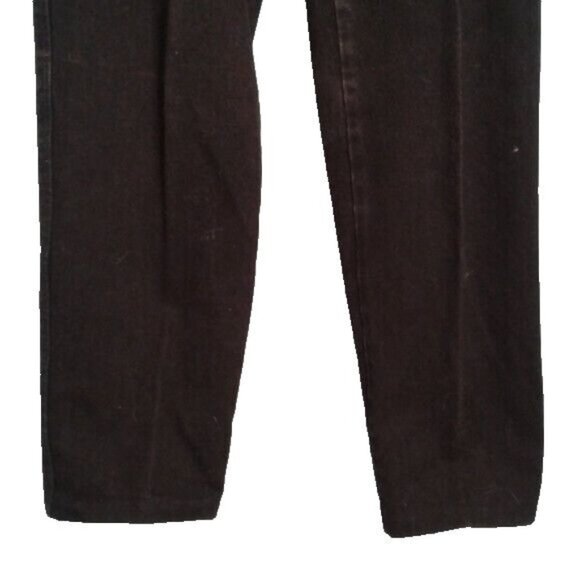 Blaze Size 11 30 Lacer Horse Riding Jeans high waist Denim Black Mom VTG 80's - Picture 3 of 13